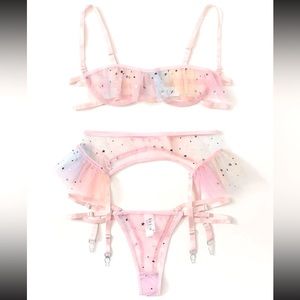 Rainbow lingerie set